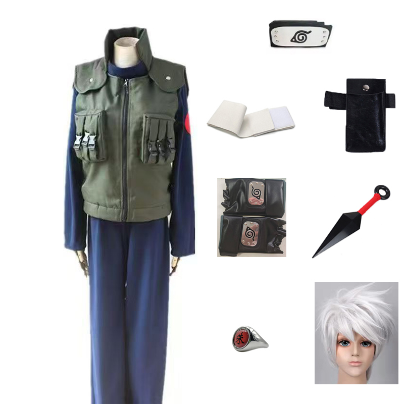 Anime Cosplay Ninja - Kostium Cosplay Kakashi Anime Ninja Hatake