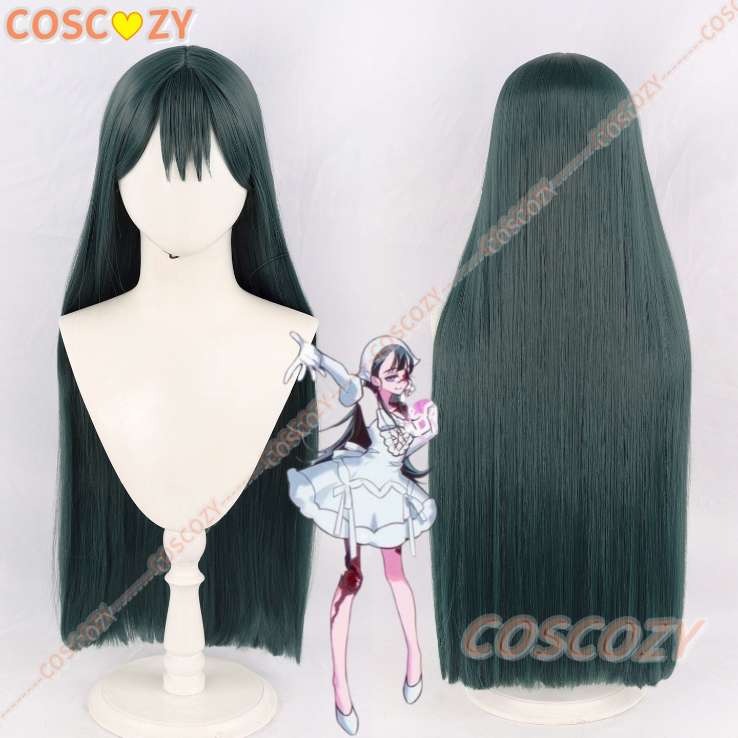 Anime Cosplay Long Hair - Peruka do cosplayu Zombie Stage Sua
