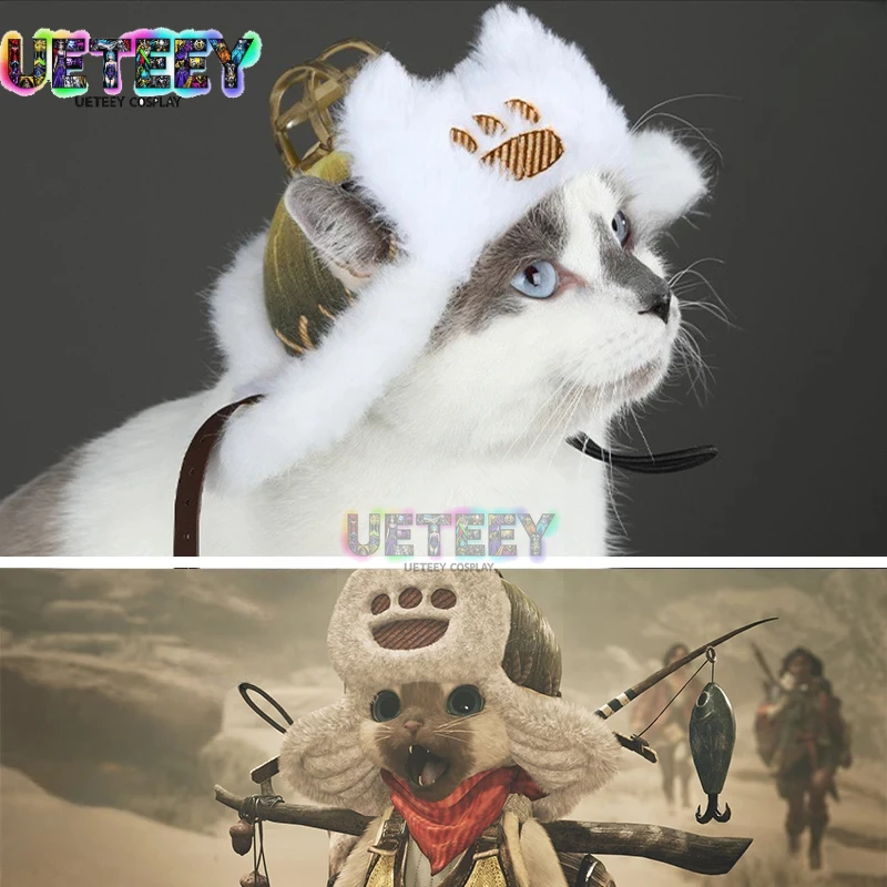 Anime Cosplay Long Hair - UETEEY Cos Athos Monster Hunter Kapelusz
