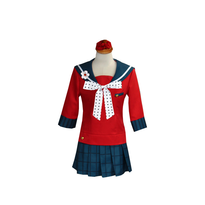 Anime Cosplay Com - Strój Uczennicy JK Sukienka Marynarska Czerwona