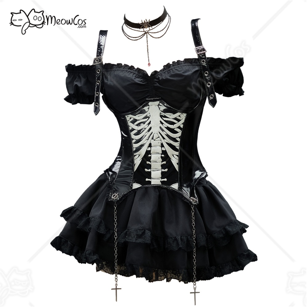 Anime Cosplay Com - Zestaw: gorset i spódnica w stylu