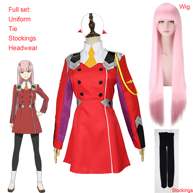 Anime Cosplay Zero Two - Anime 02 sukienki DARLING in the
