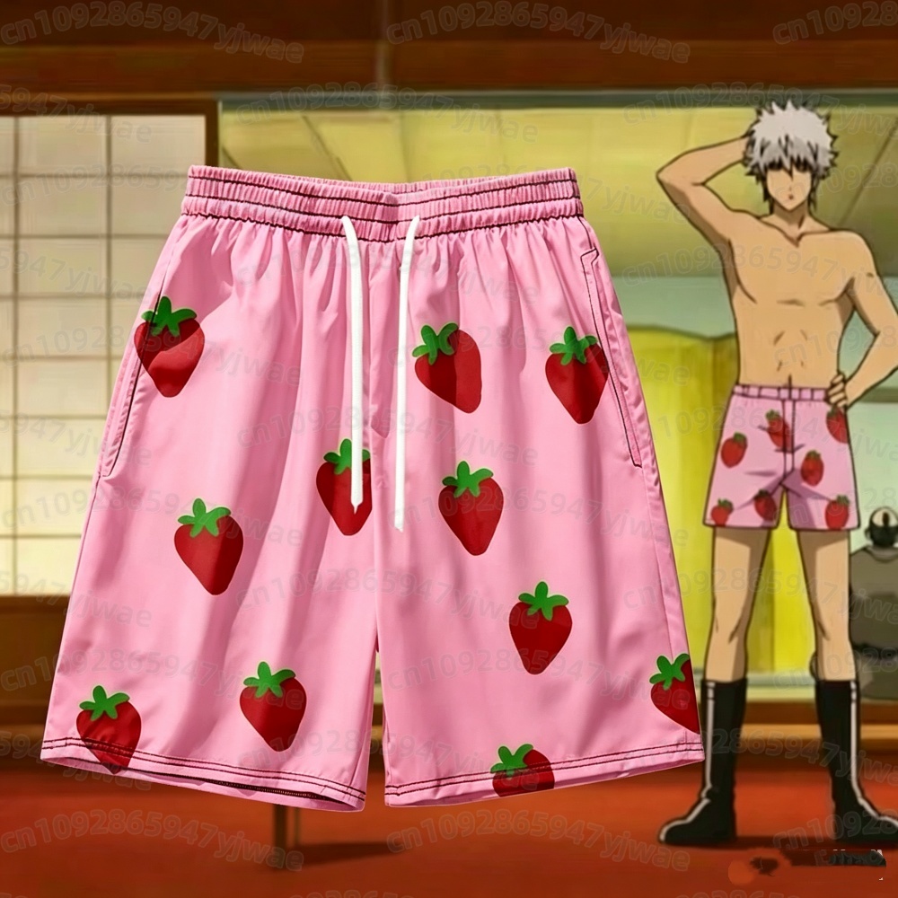 Męskie różowe krótkie spodnie  – Anime Cosplay Of recenzja i cena