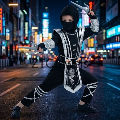 Kostium Cosplay Srebrny Smok N – Anime Cosplay Ninja recenzja i cena