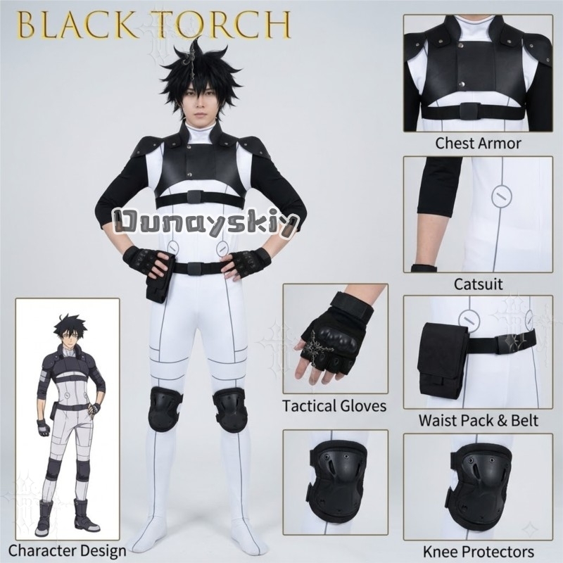 Czarna kurtka bojowa Jiro Azum – Anime Cosplay Ninja recenzja i cena
