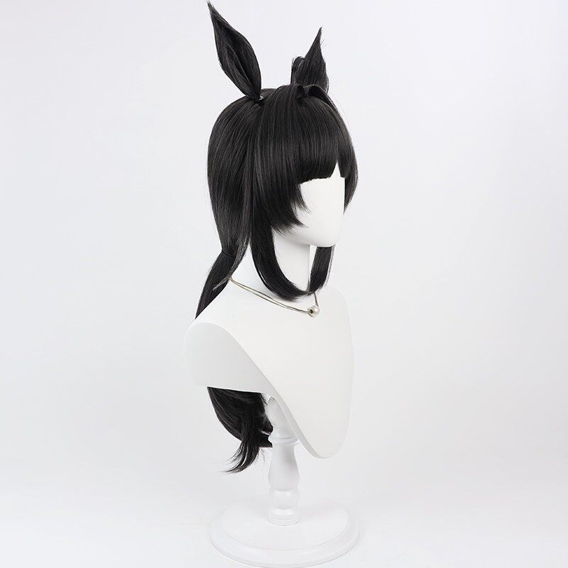Peruka Cosplay Logotype Uma Mu – Cosplay Anime Black recenzja i cena