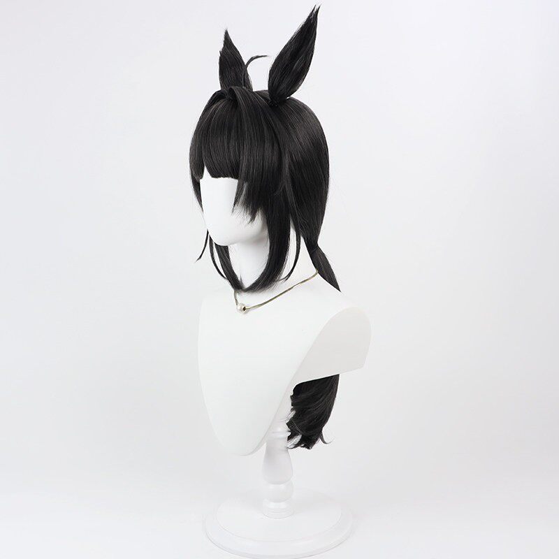 Peruka Cosplay Logotype Uma Mu – Cosplay Anime Black recenzja i cena