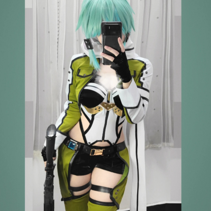 Kostium Cosplay Sinon z Sword  – Anime Cosplay Sword recenzja i cena